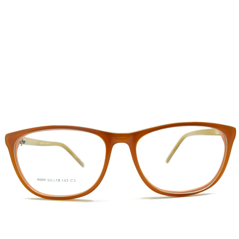 Anteojos de Plastico Naranja livianos para lentes recetados | A009NA