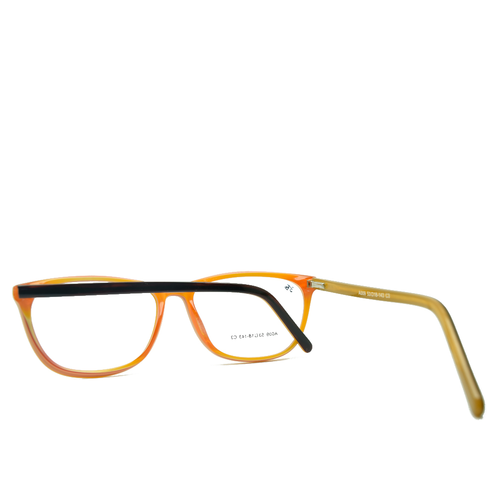 Anteojos de Plastico Naranja livianos para lentes recetados | A009NA