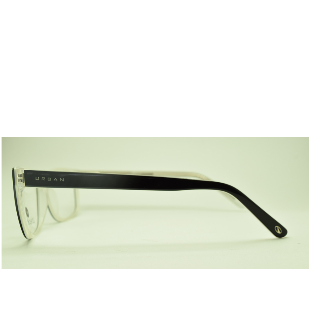 Anteojos de Acetato Negro livianos para lentes recetados | UR116NE