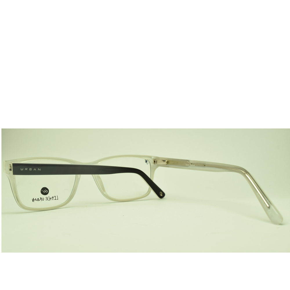 Anteojos de Acetato Negro livianos para lentes recetados | UR116NE