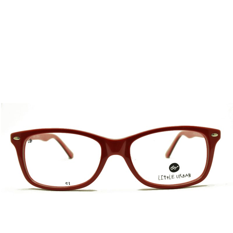 Anteojos de Acetato Rojo livianos para lentes recetados | UR124ROJ