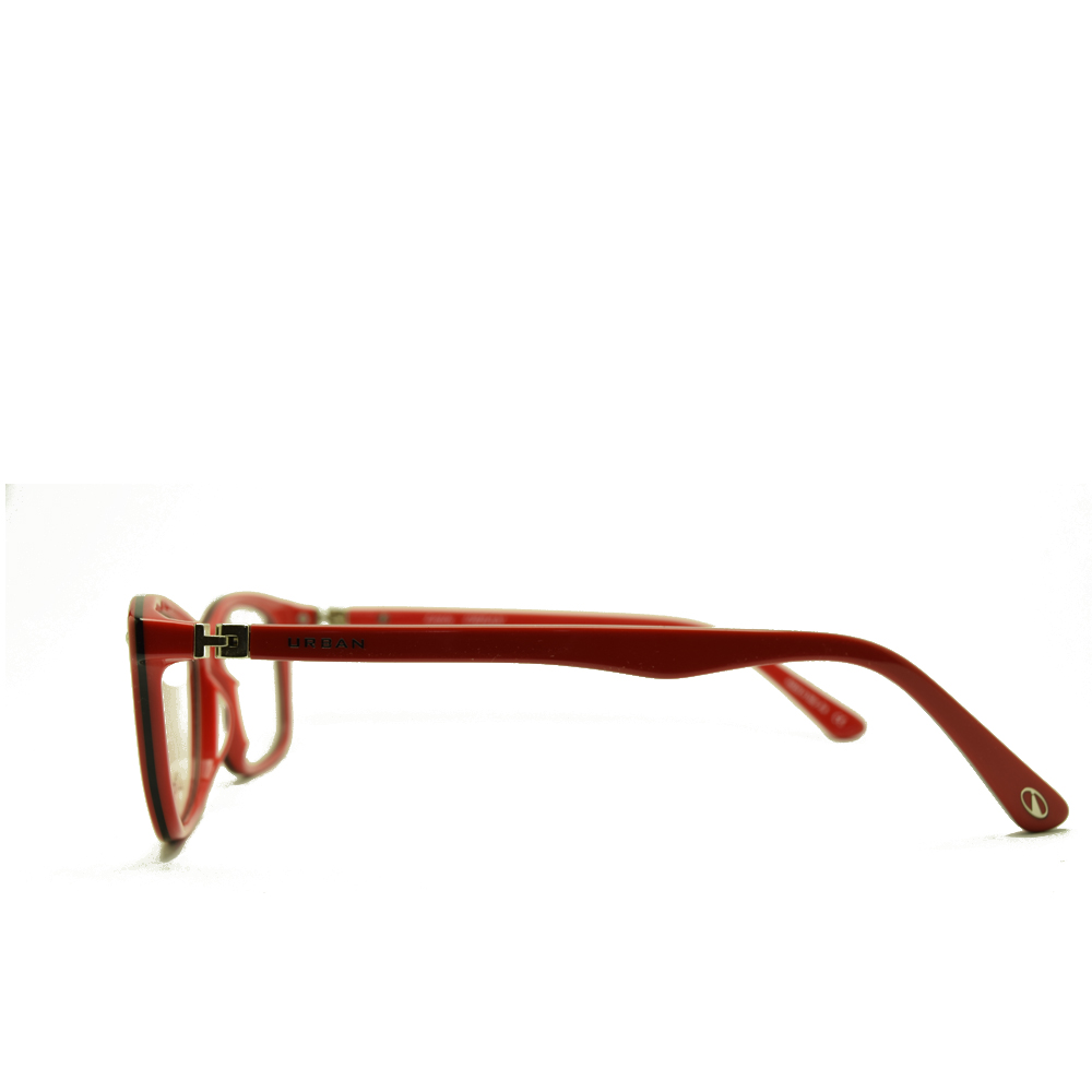 Anteojos de Acetato Rojo livianos para lentes recetados | UR124ROJ