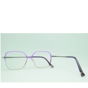 Anteojos de Metal Violeta livianos para lentes recetados | T1008VITRC8 11 Anteojos de Metal Violeta livianos para lentes recetados | T1008VITRC8