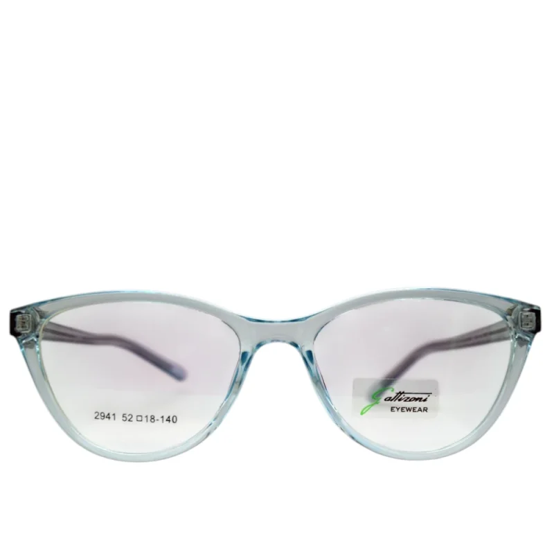 Anteojos de Plastico Celeste livianos para lentes recetados | GATTK2941CETR