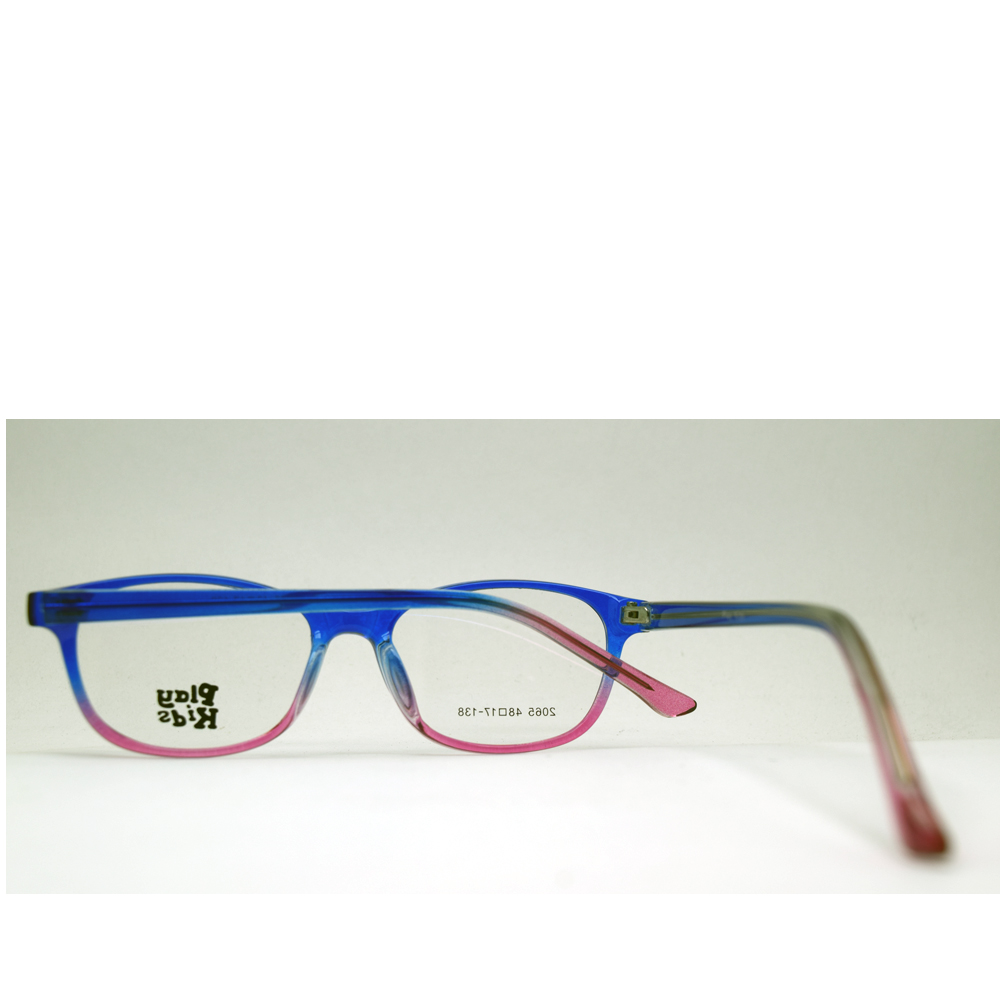 Anteojos de Plastico Azul livianos para lentes recetados | PK2065AZRO