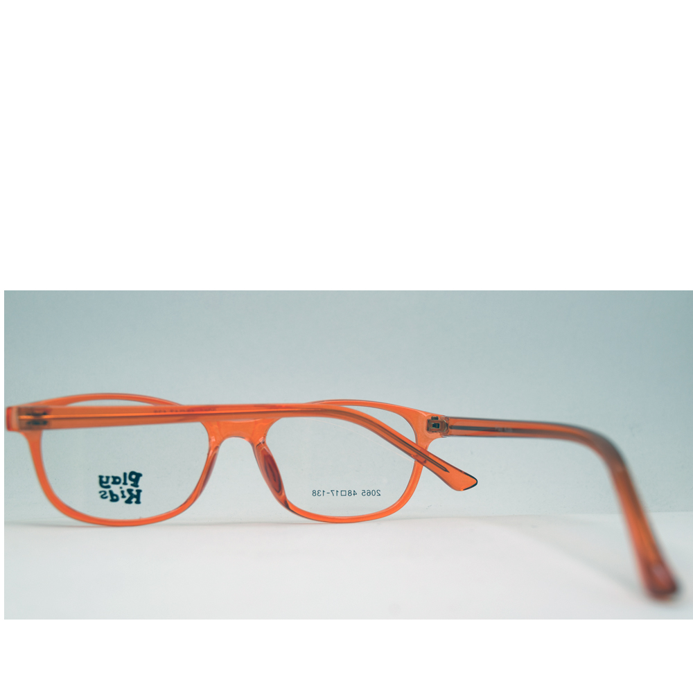 Anteojos de Plastico Naranja livianos para lentes recetados | PK2065NA