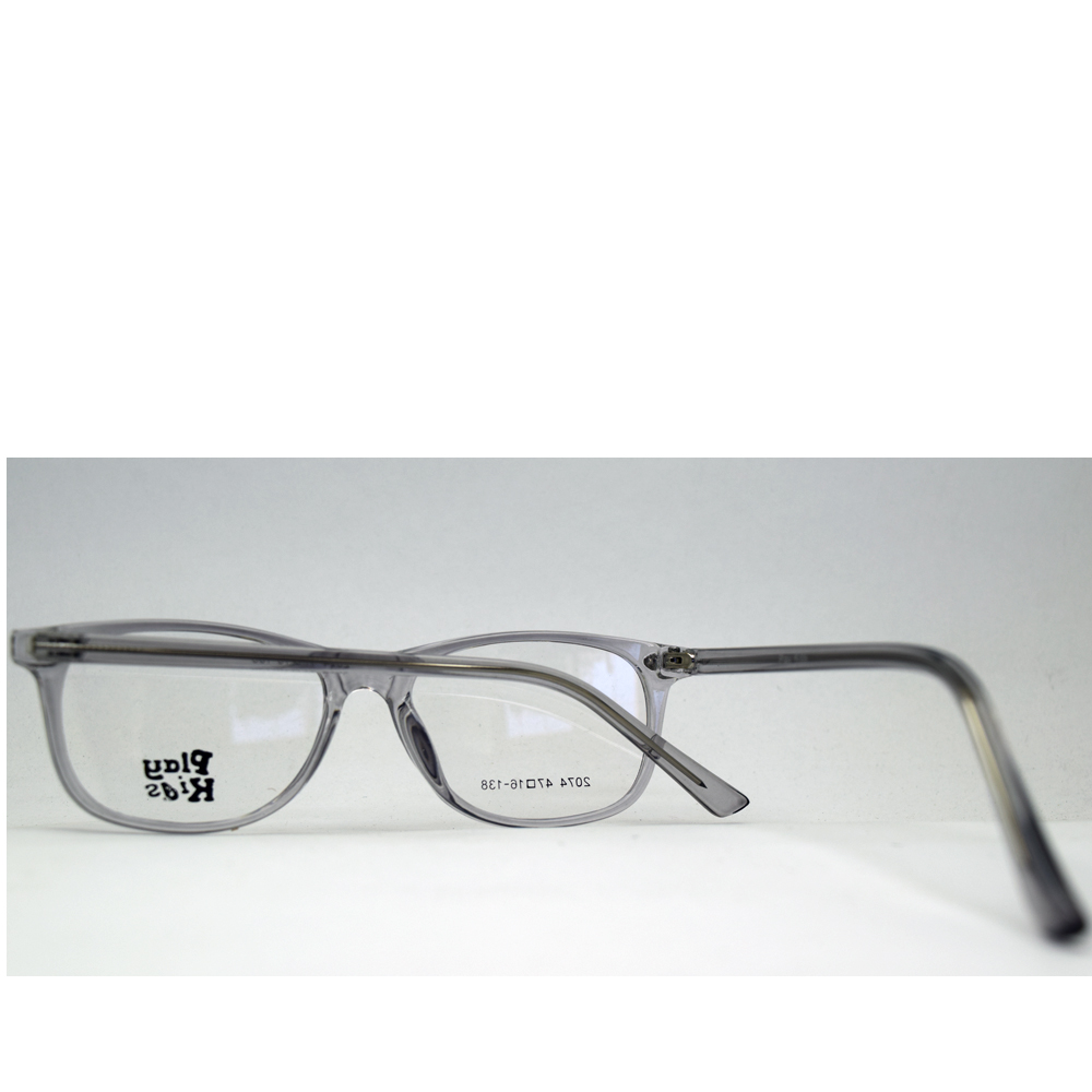 Anteojos de Plastico Gris livianos para lentes recetados | PK2074GRTR