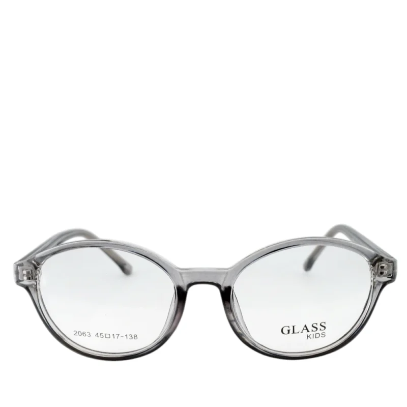 Anteojos de Plastico Gris livianos para lentes recetados | GL2063GRTR
