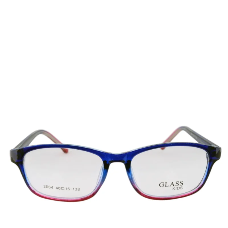 Anteojos de Plastico Azul livianos para lentes recetados | GL2064AZRO