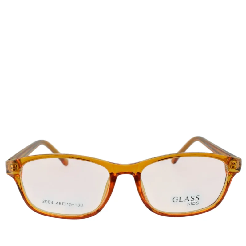 Anteojos de Plastico Naranja livianos para lentes recetados | GL2064NAR