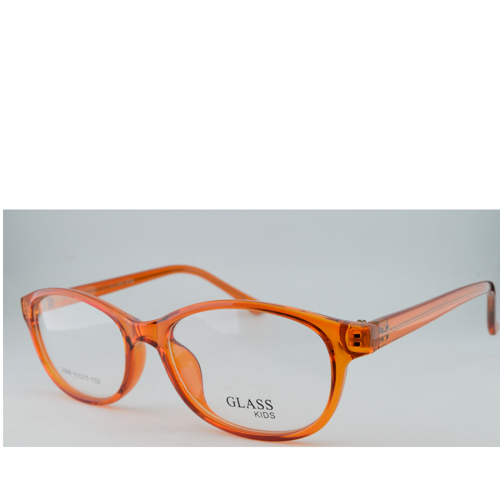 Anteojos de Plastico Naranja livianos para lentes recetados | GL2068NAR