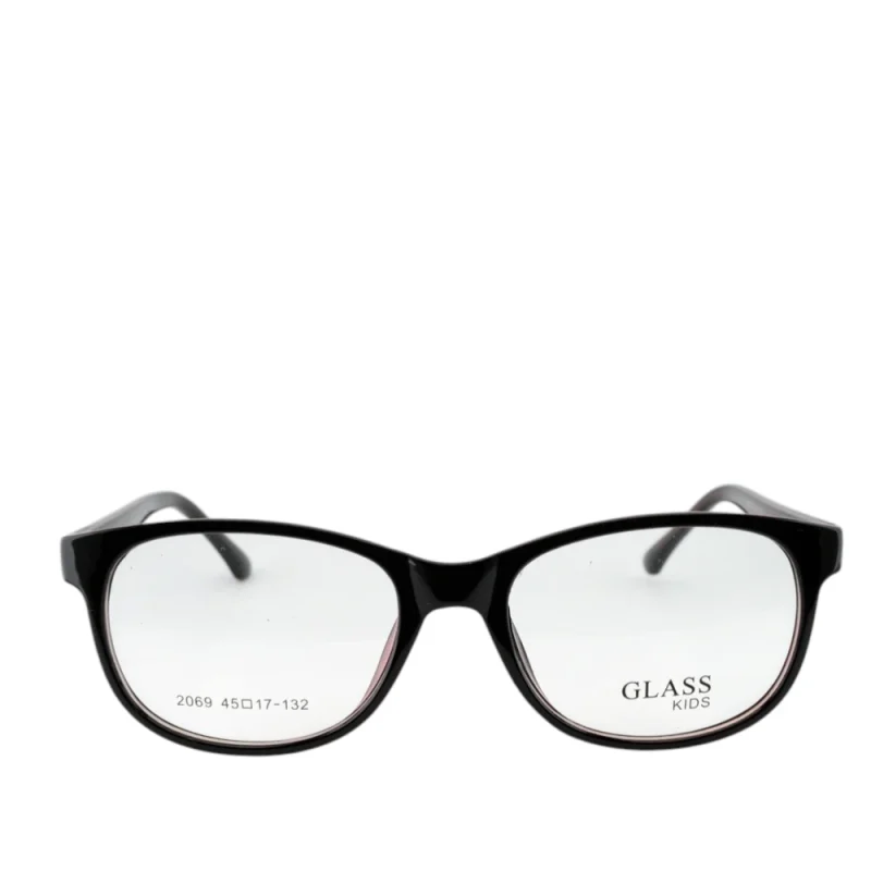Anteojos de Plastico Negro livianos para lentes recetados | GL2069NEVIOS