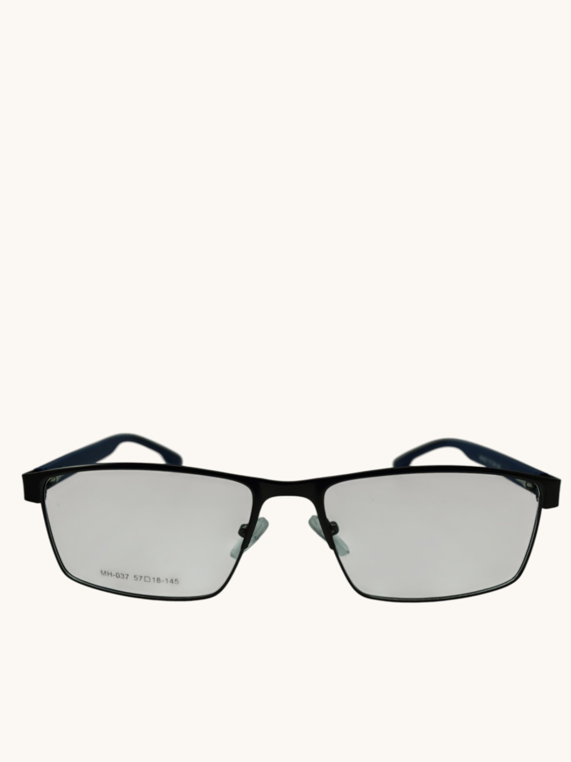 Anteojos de Metal Negro livianos para lentes recetados | MH037ACNE