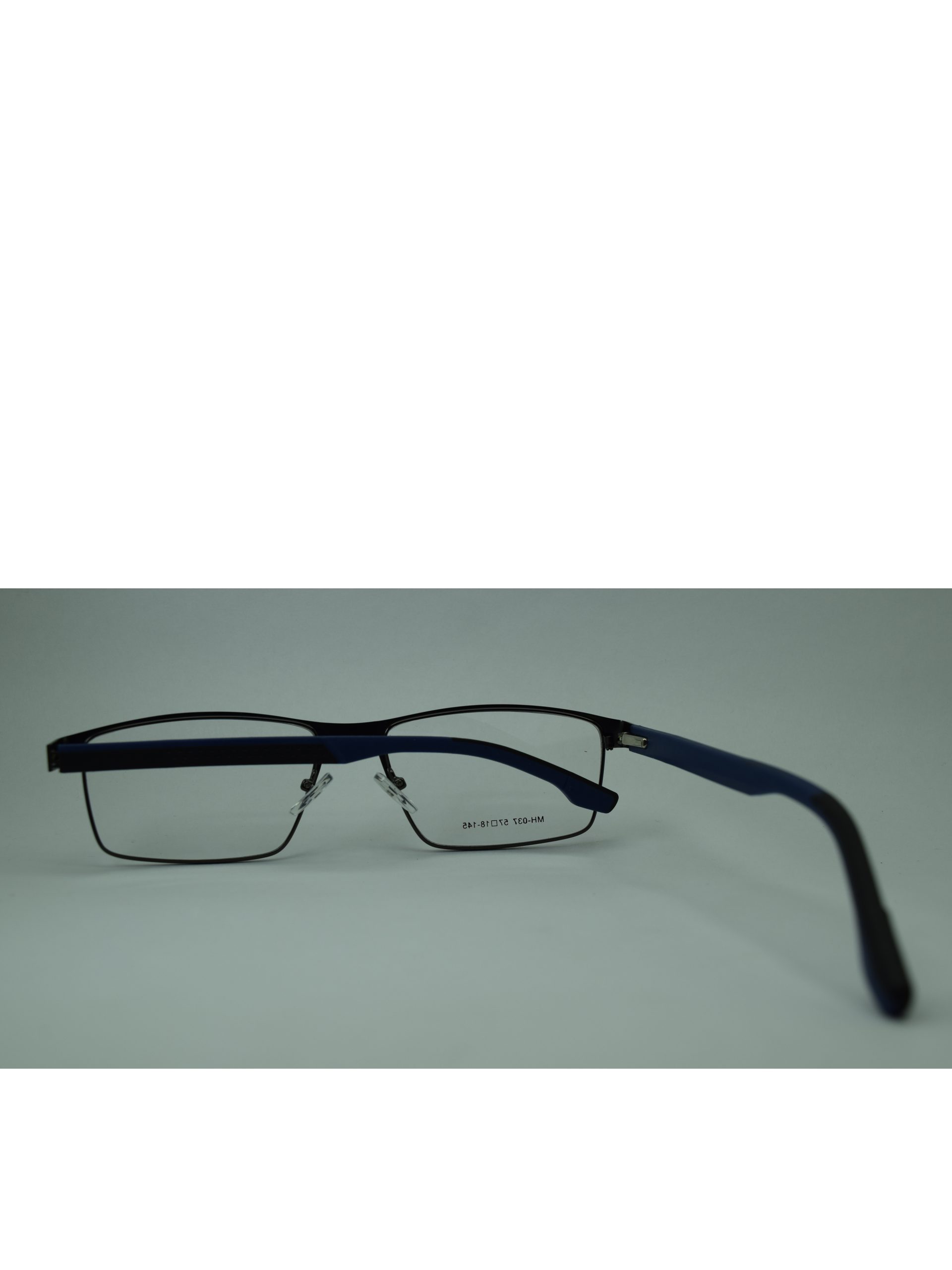 Anteojos de Metal Negro livianos para lentes recetados | MH037ACNE