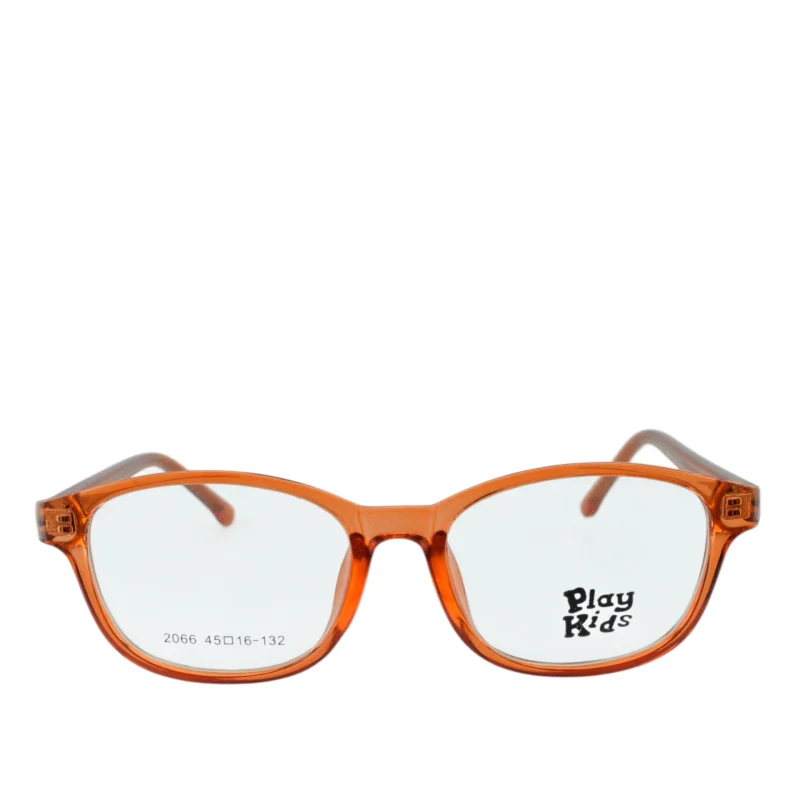 Anteojos de Plastico Naranja livianos para lentes recetados | PK2066NAR