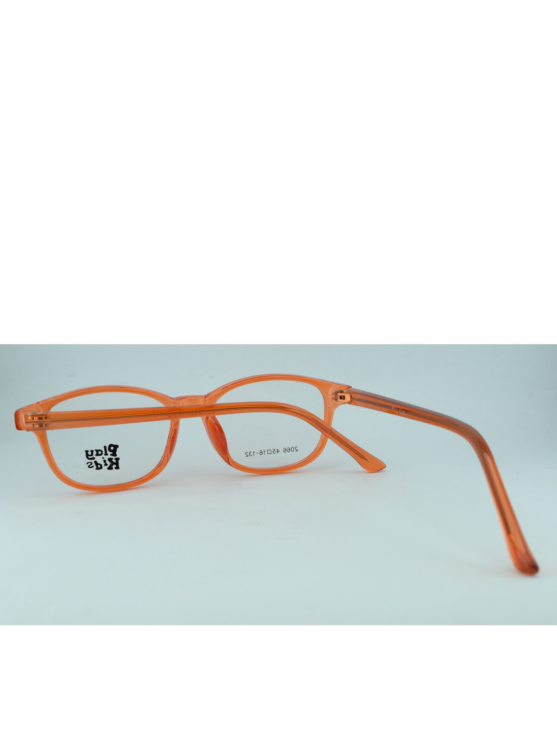 Anteojos de Plastico Naranja livianos para lentes recetados | PK2066NAR