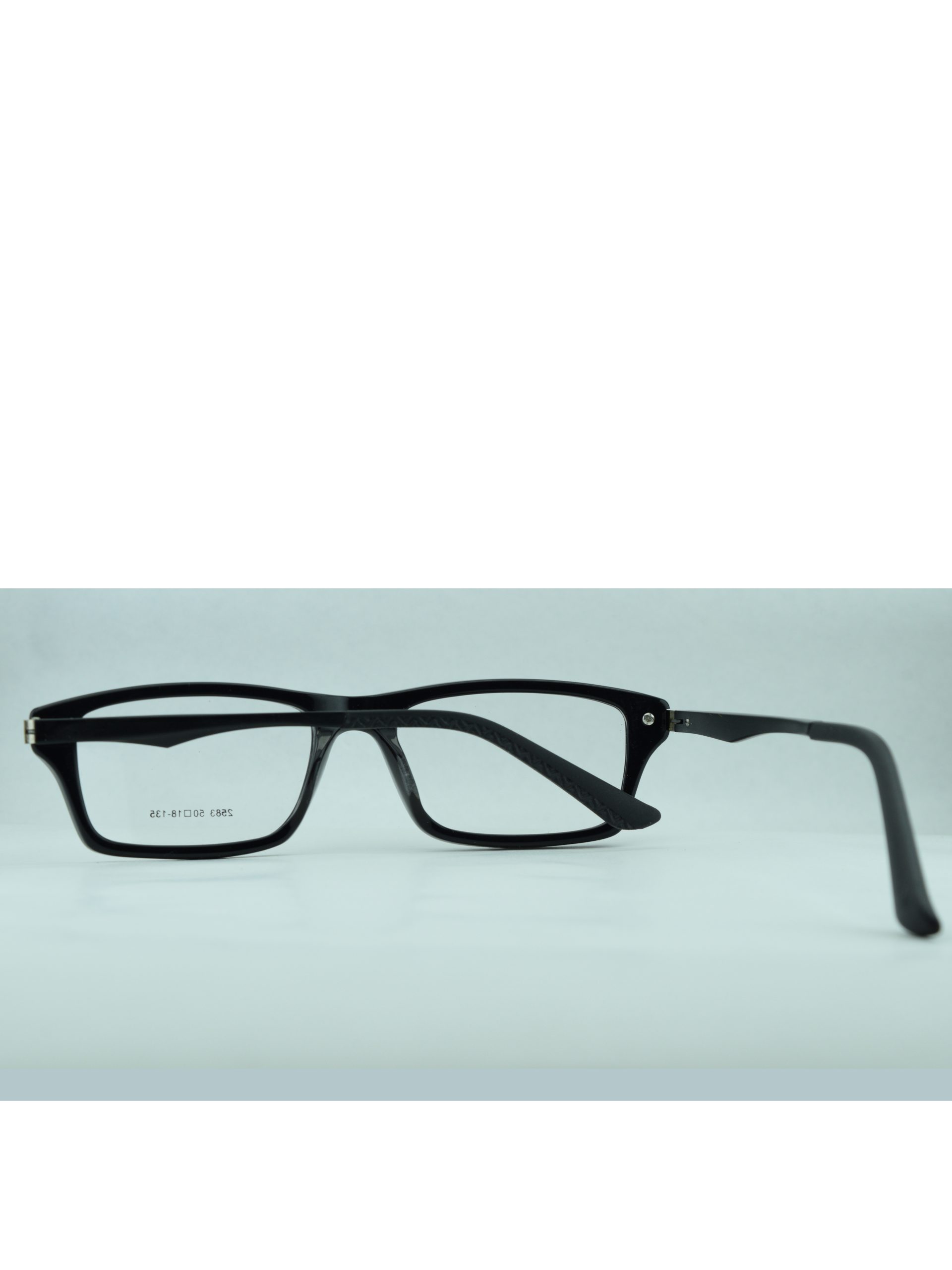 Anteojos de Plastico Negro livianos para lentes recetados | 2583NE
