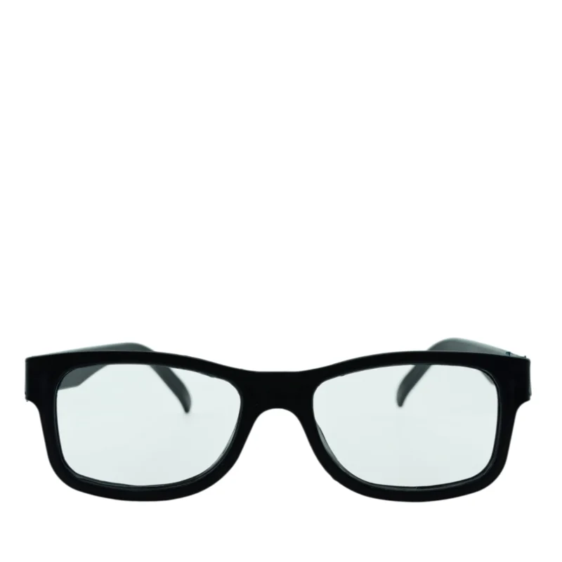 Anteojos de Goma Negro livianos para lentes recetados | GOMAPRO4NE