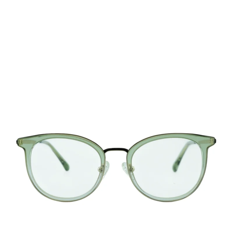 Anteojos de Metal Verde livianos para lentes recetados | YL2057VETR