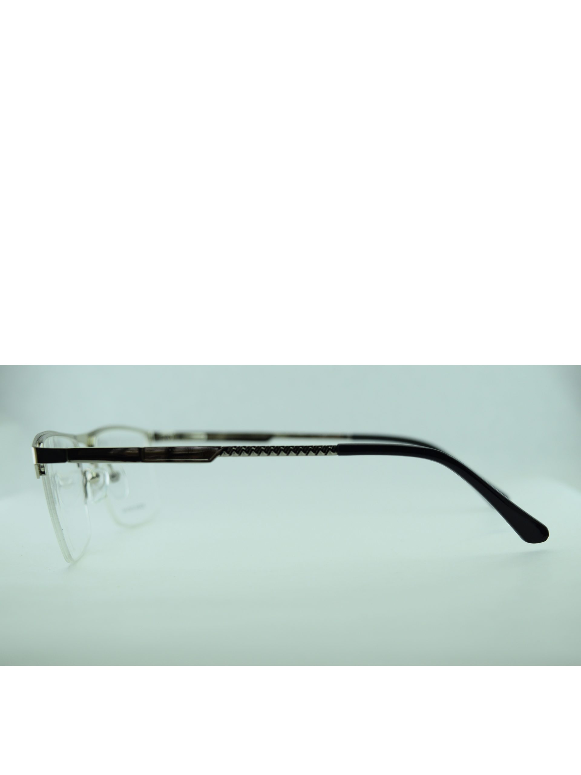 Anteojos de Metal Plata livianos para lentes recetados | 8405Pl