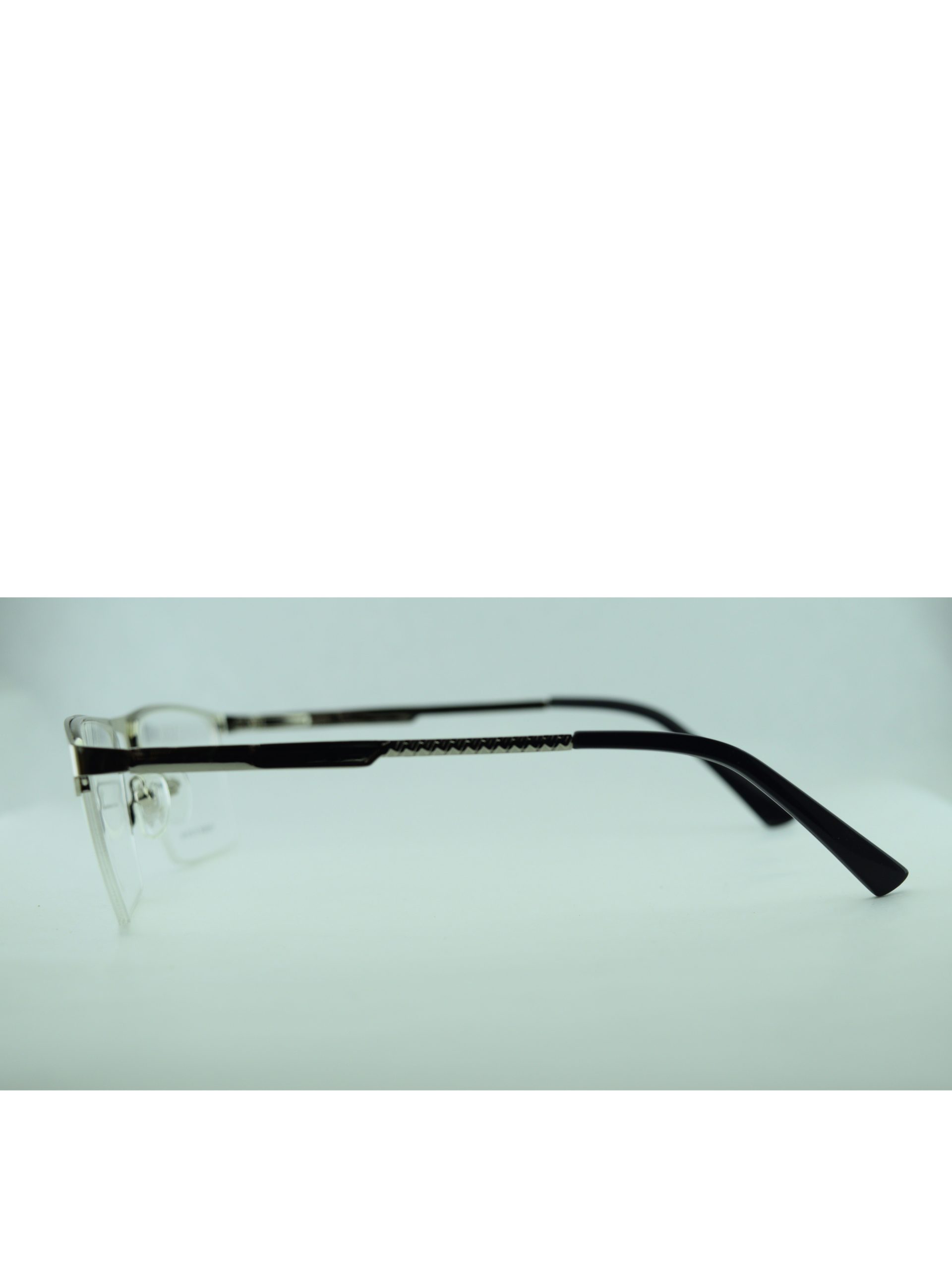 Anteojos de Metal Plata livianos para lentes recetados | 8406Pl