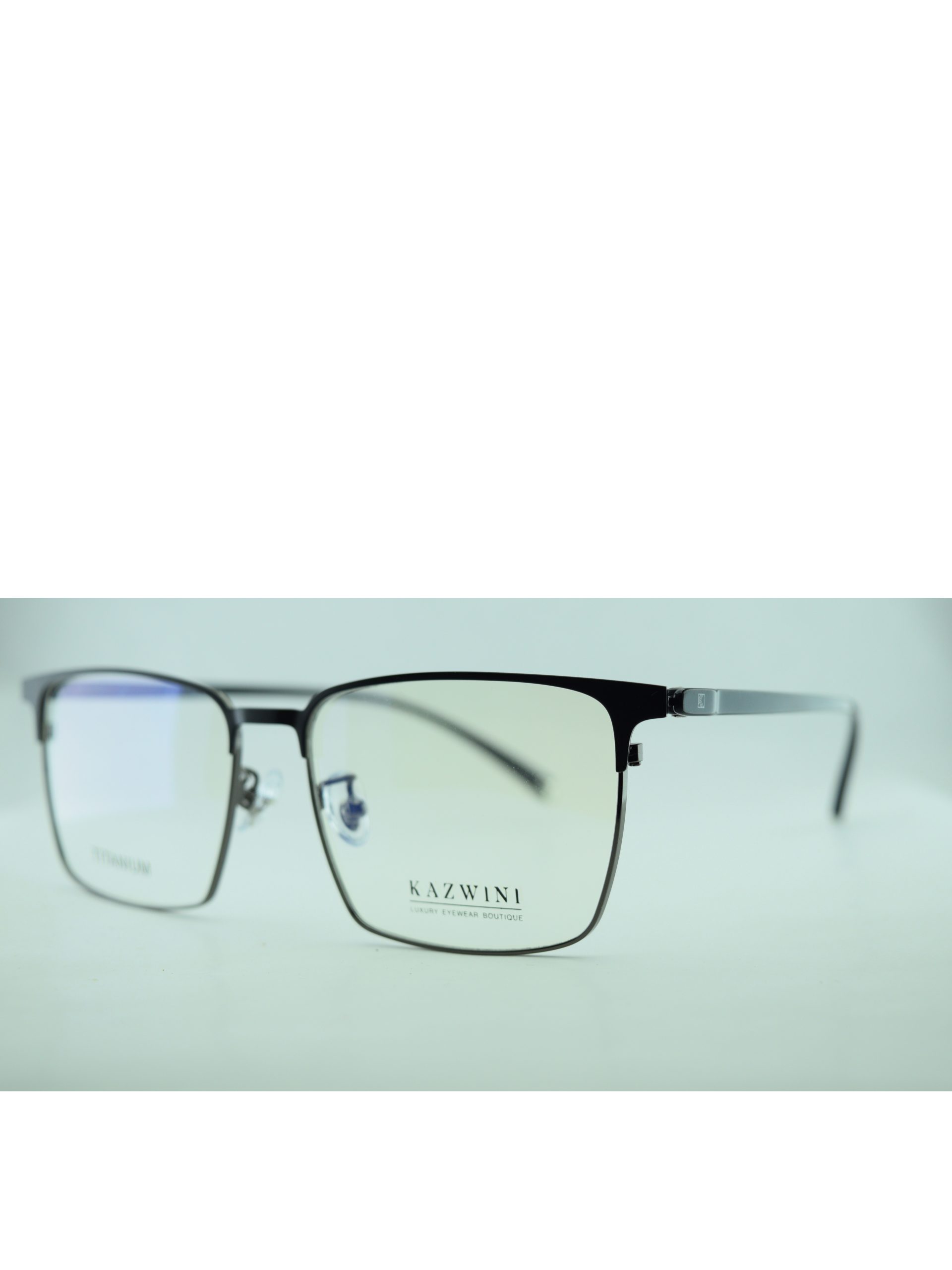 Anteojos de Metal Negro livianos para lentes recetados | 8610NeNENEC3