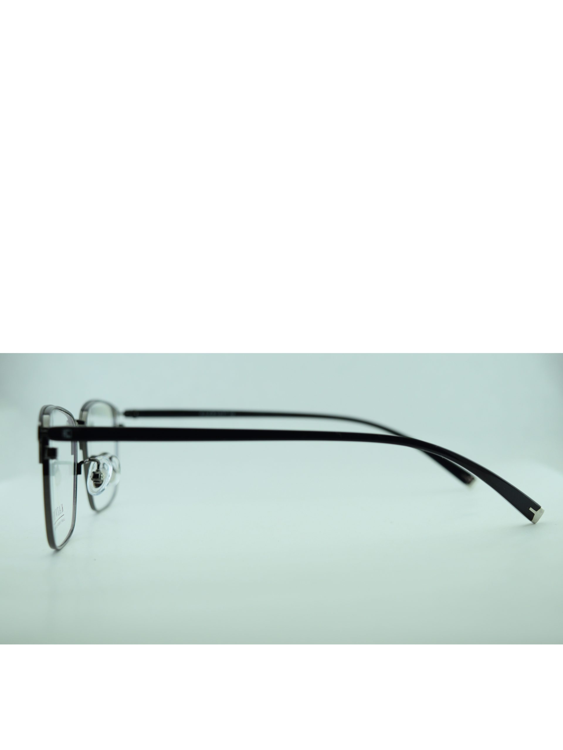 Anteojos de Metal Negro livianos para lentes recetados | 8612NeNENEC3