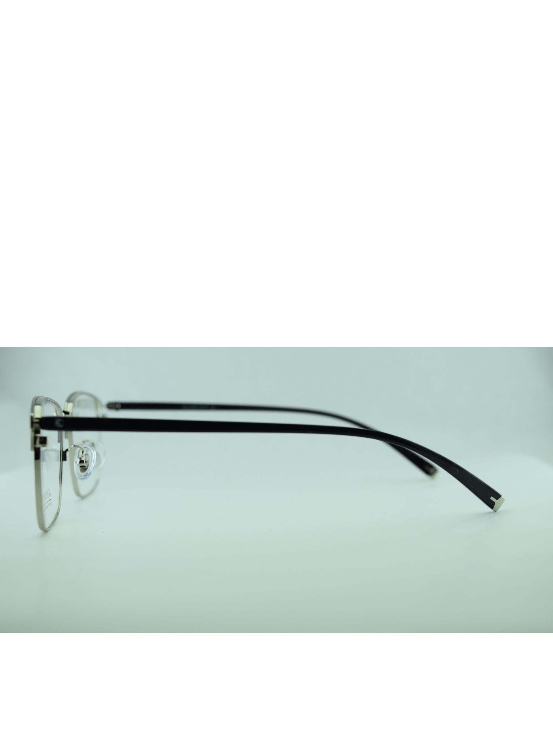 Anteojos de Metal Negro livianos para lentes recetados | 8612NePLNEC2