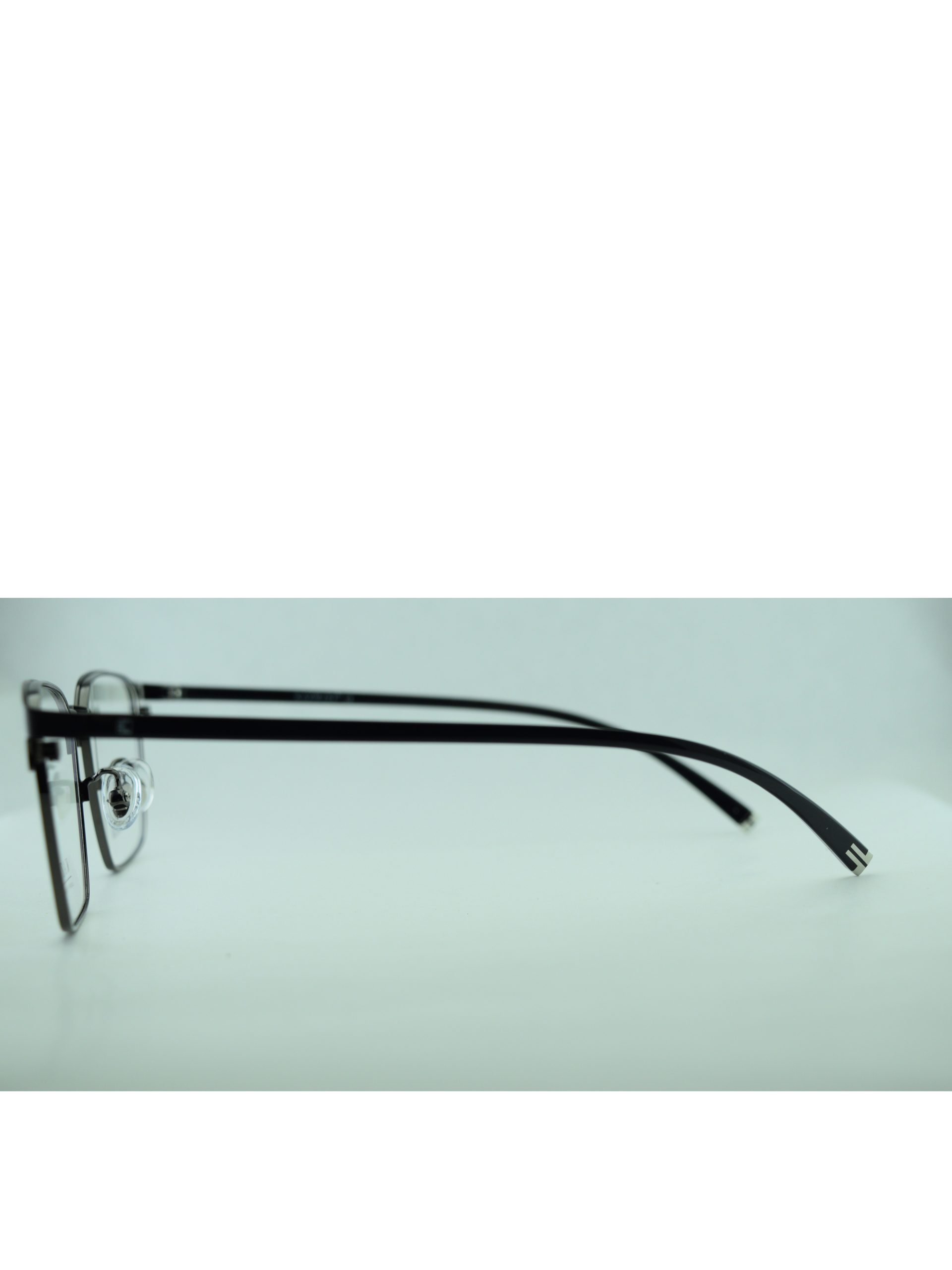Anteojos de Metal Negro livianos para lentes recetados | 8613NeNENECRC3