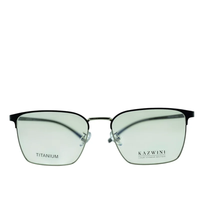 Anteojos de Metal Negro livianos para lentes recetados | 8613NePLNEC2