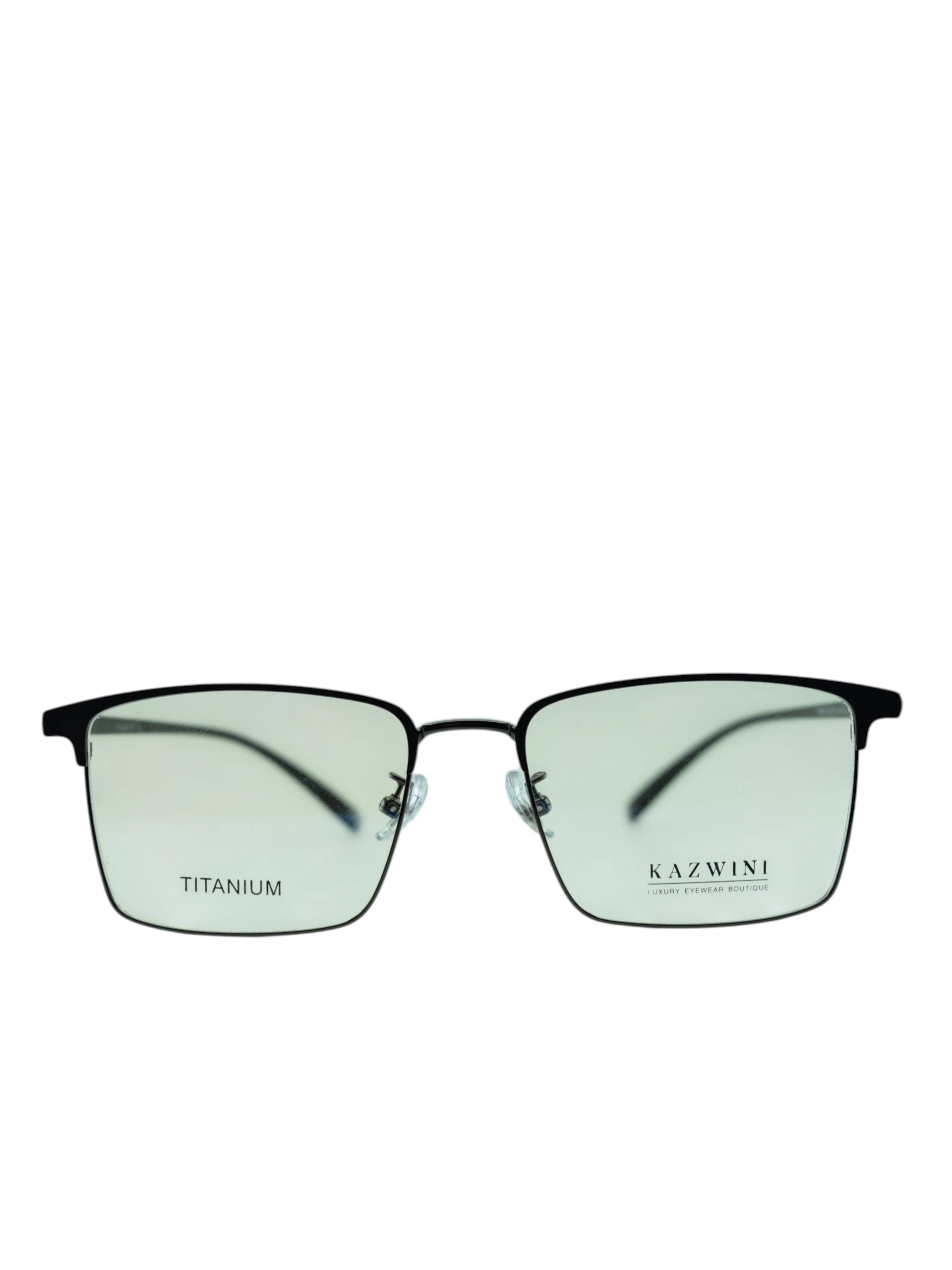 Anteojos de Metal Negro livianos para lentes recetados | 8614NeNENEC4