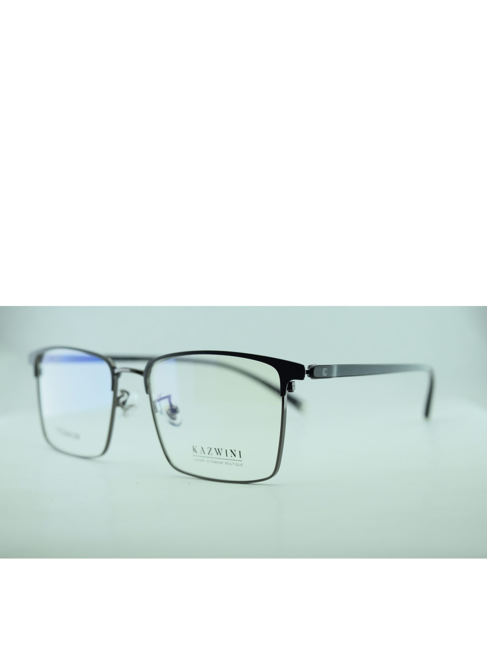 Anteojos de Metal Negro livianos para lentes recetados | 8614NeNENEC4
