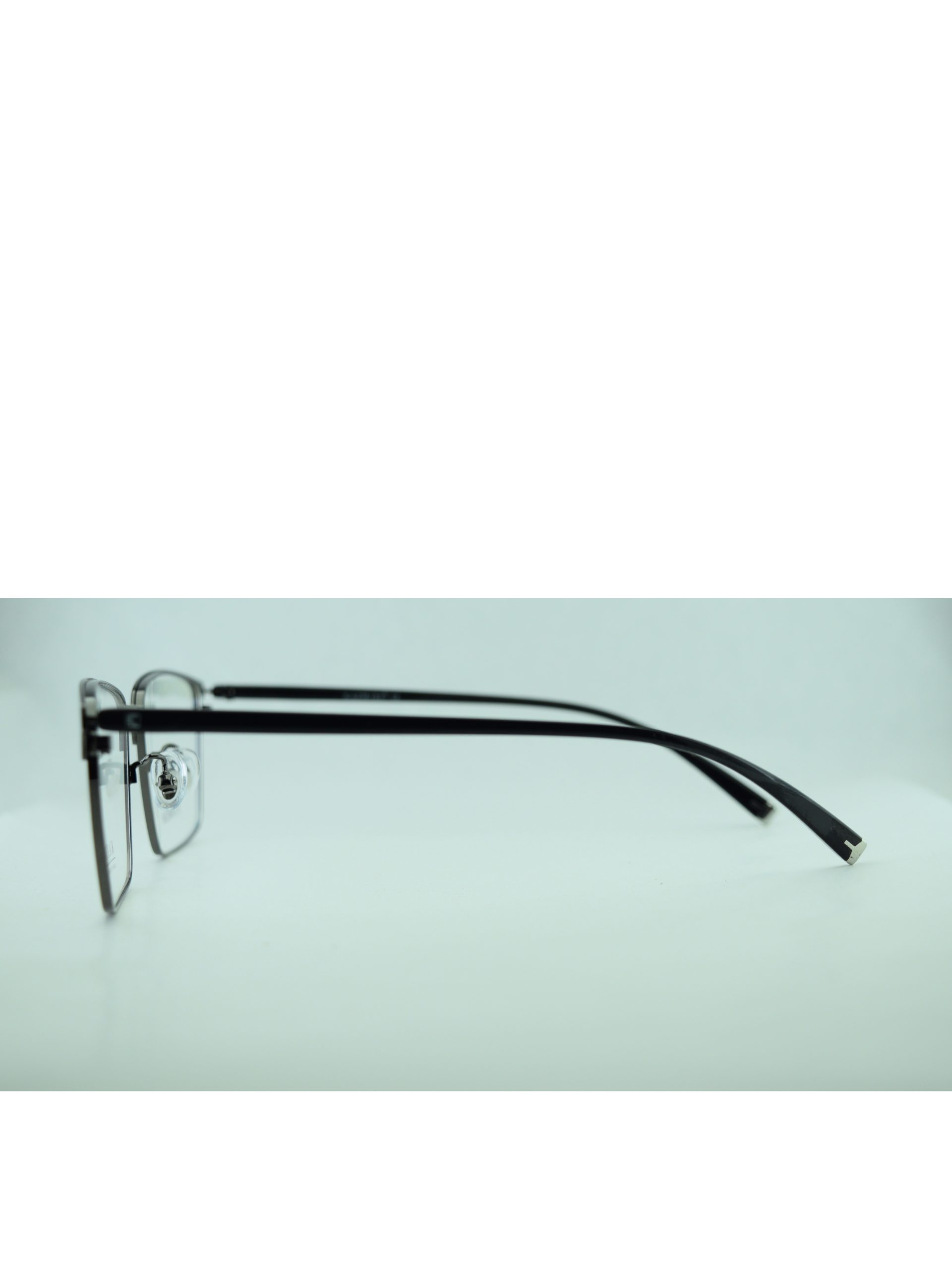 Anteojos de Metal Negro livianos para lentes recetados | 8614NeNENEC4