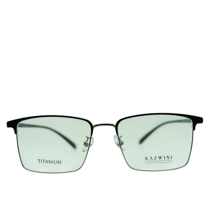 Anteojos de Metal Negro livianos para lentes recetados | 8614NePLNEC2