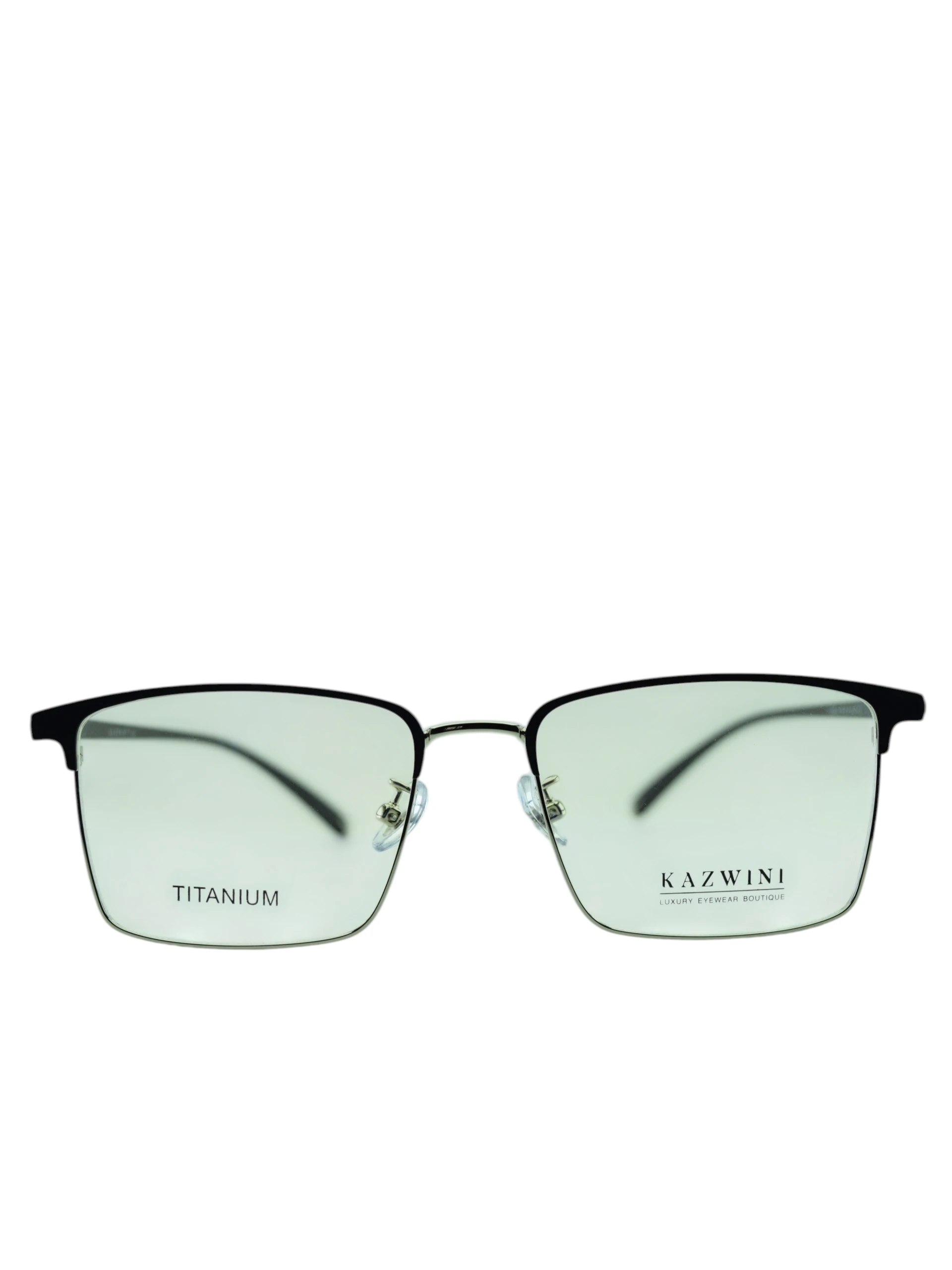 Anteojos de Metal Negro livianos para lentes recetados | 8614NePLNEC2