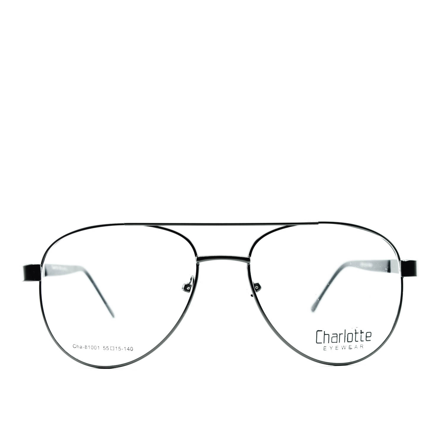Anteojos de Metal Gris livianos para lentes recetados | CHA81001GR