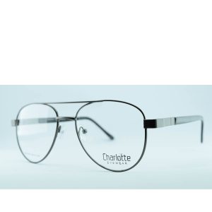 Anteojos de Metal Gris livianos para lentes recetados | CHA81001GR 9 Anteojos de Metal Gris livianos para lentes recetados | CHA81001GR