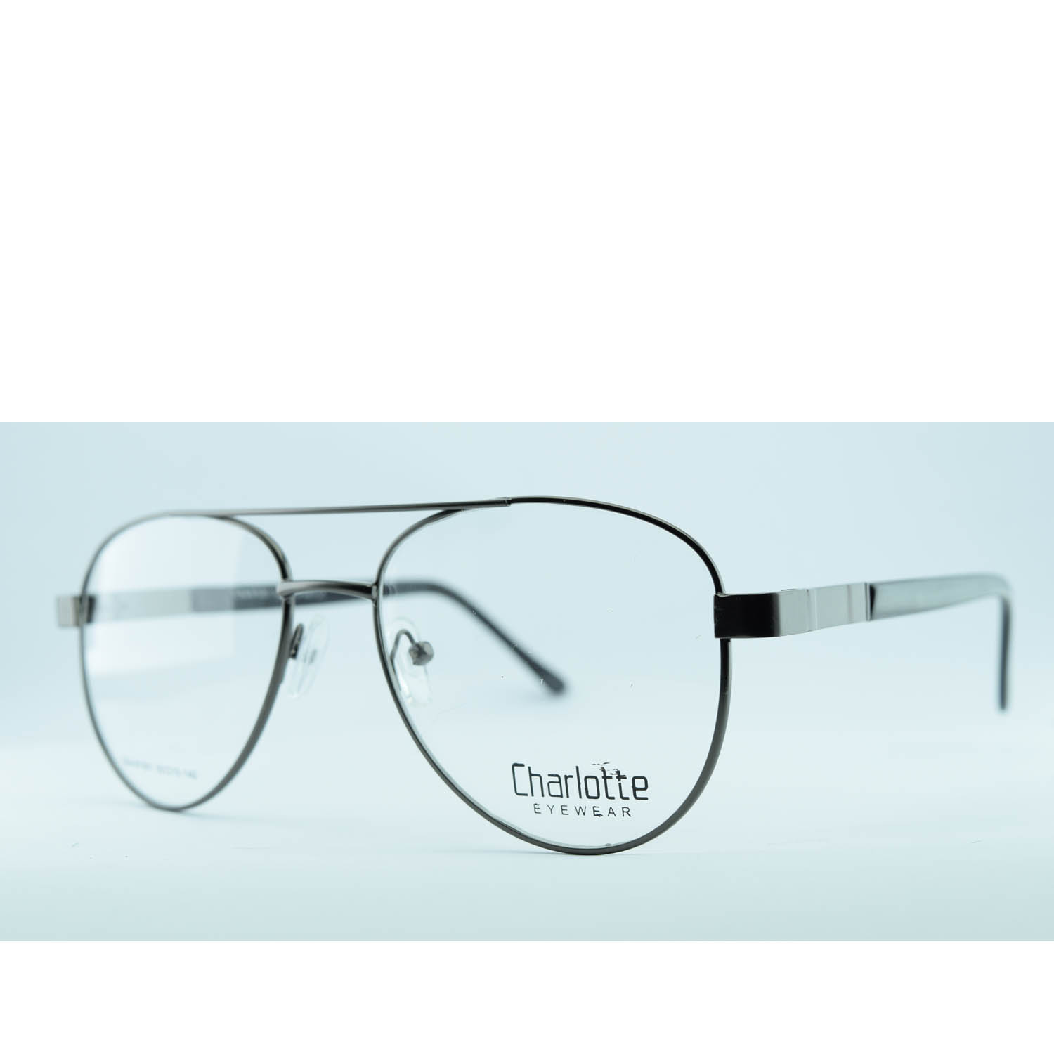 Anteojos de Metal Gris livianos para lentes recetados | CHA81001GR