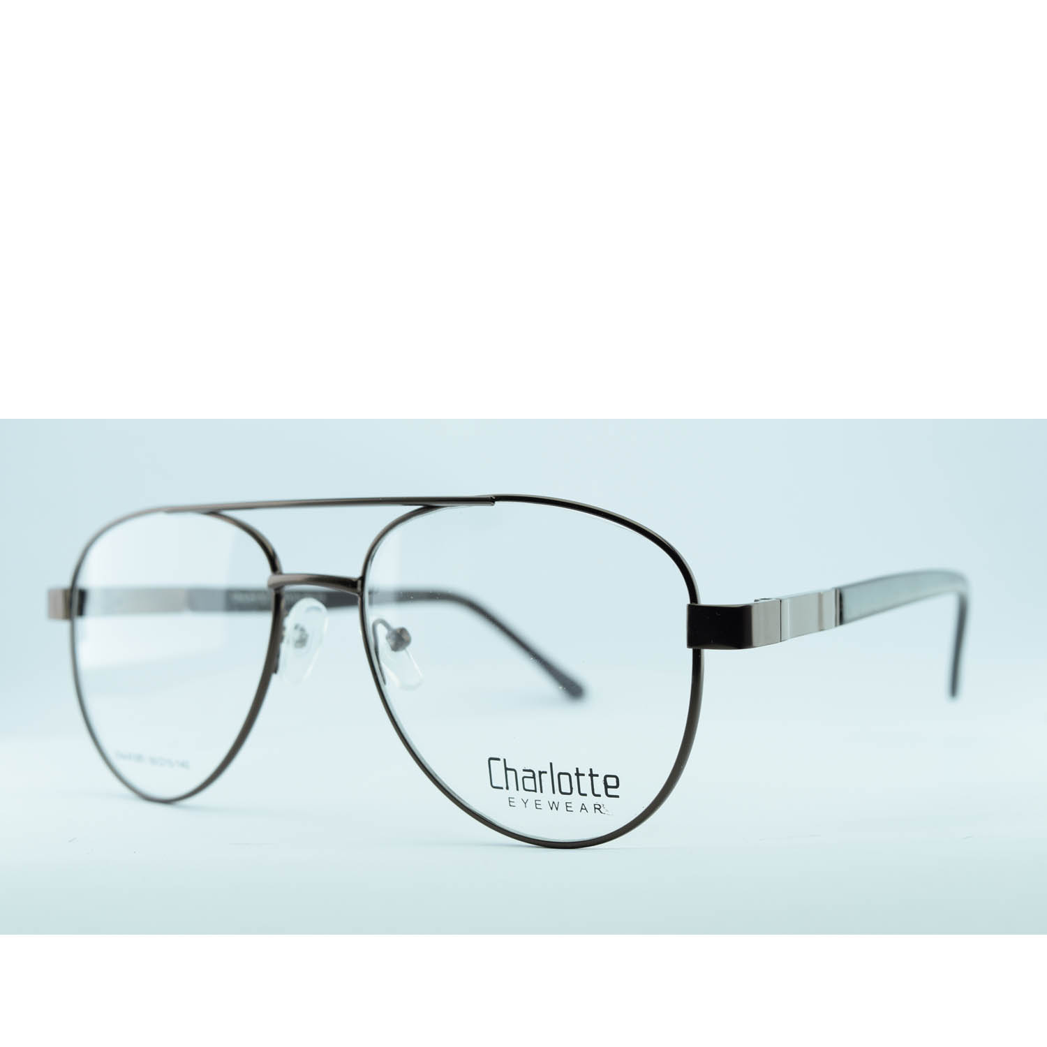 Anteojos de Metal Marrón livianos para lentes recetados | CHA81001MA