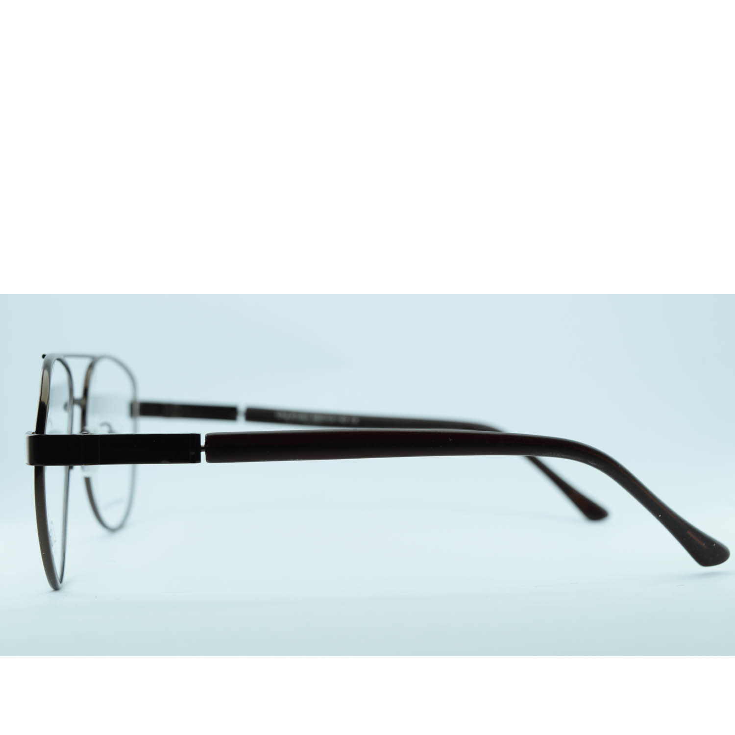 Anteojos de Metal Marrón livianos para lentes recetados | CHA81001MA