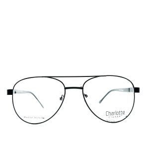 Anteojos de Metal Negro livianos para lentes recetados | CHA81001NE 8 Anteojos de Metal Negro livianos para lentes recetados | CHA81001NE