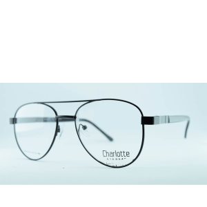 Anteojos de Metal Negro livianos para lentes recetados | CHA81001NE 9 Anteojos de Metal Negro livianos para lentes recetados | CHA81001NE