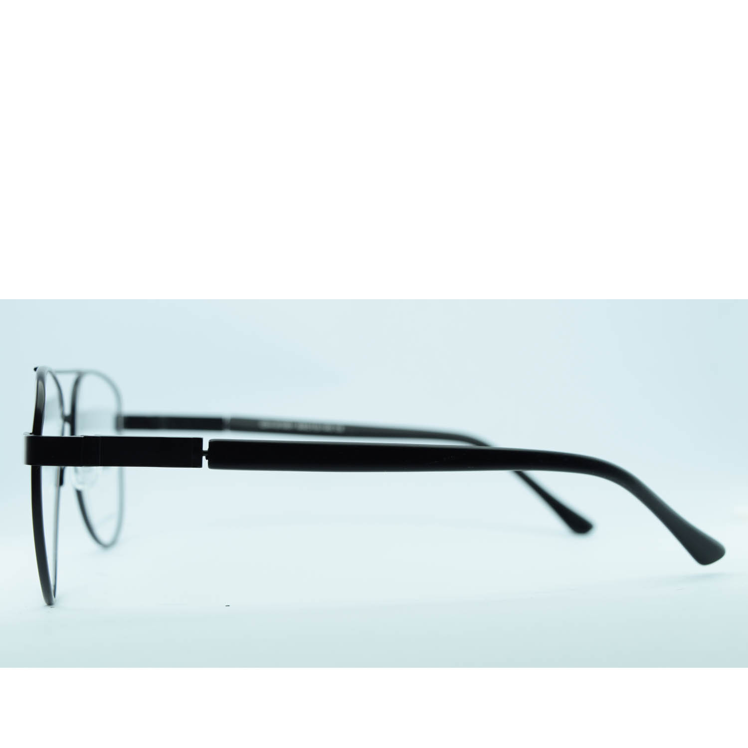 Anteojos de Metal Negro livianos para lentes recetados | CHA81001NE