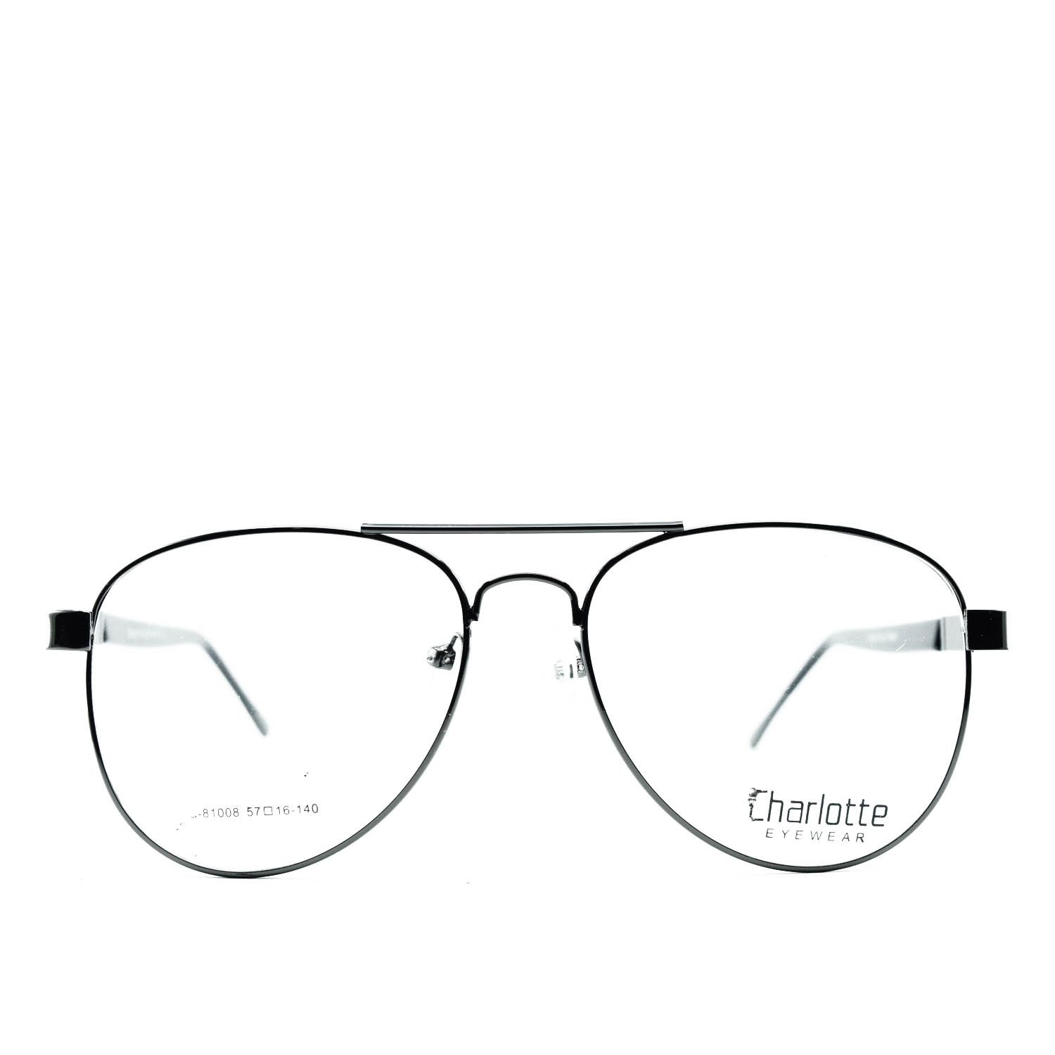 Anteojos de Metal Gris livianos para lentes recetados | CHA81008GR