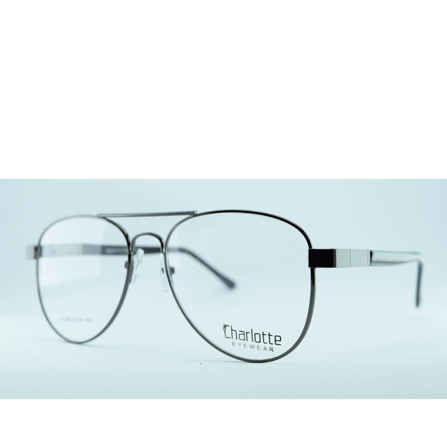 Anteojos de Metal Gris livianos para lentes recetados | CHA81008GR