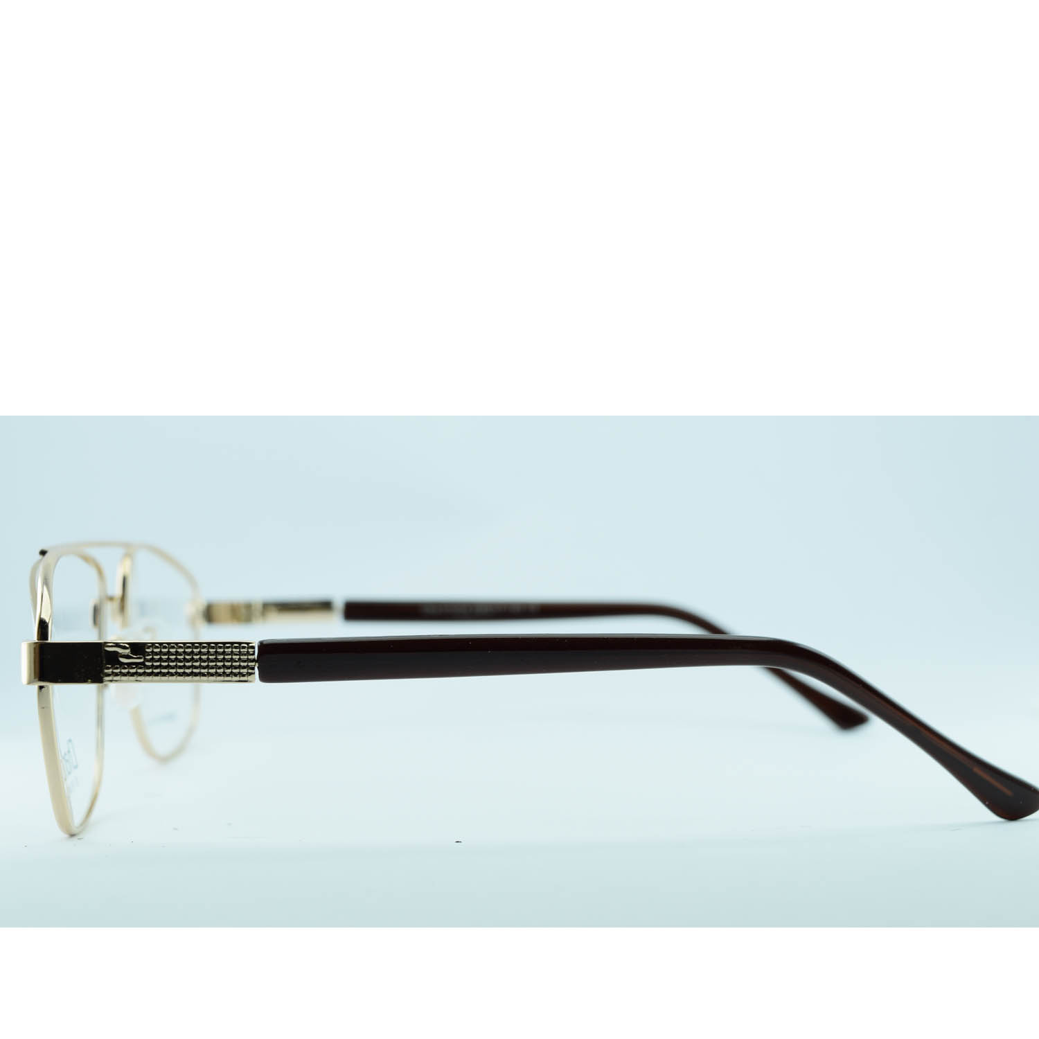 Anteojos de Metal Dorado livianos para lentes recetados | CHA81014DO