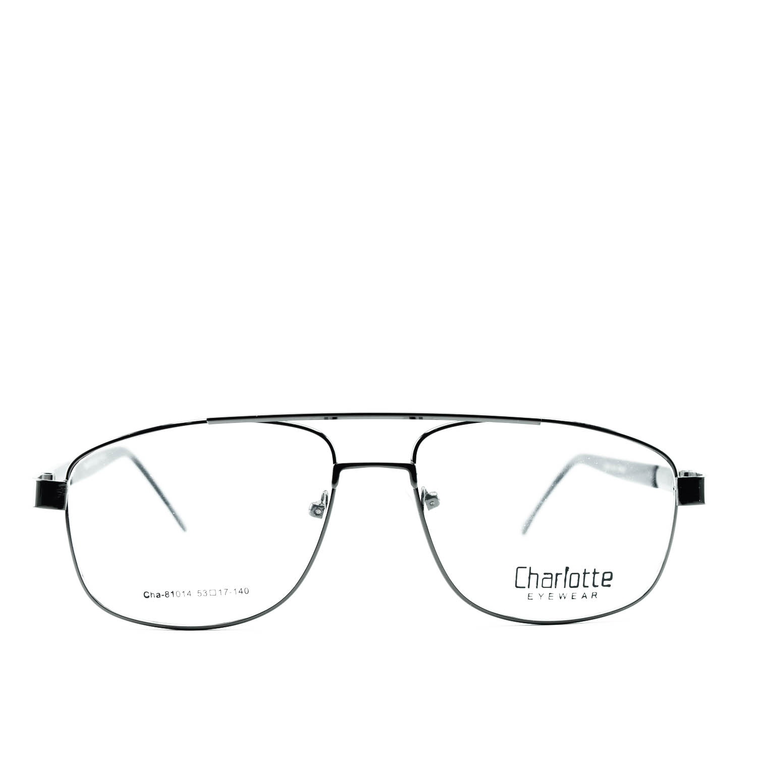 Anteojos de Metal Gris livianos para lentes recetados | CHA81014GR