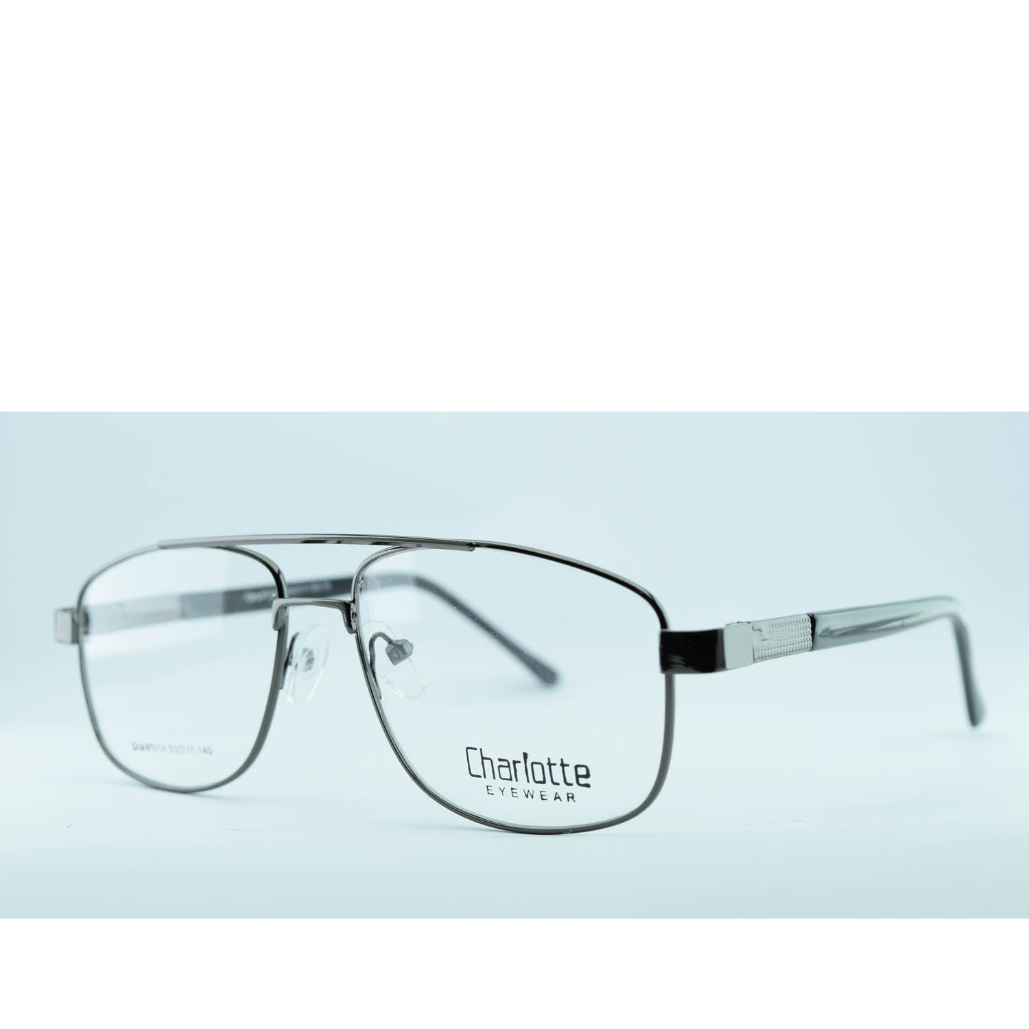 Anteojos de Metal Gris livianos para lentes recetados | CHA81014GR