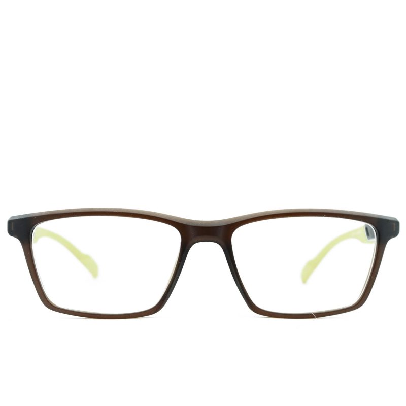 Anteojos de Plástico TR90 Marrón livianos para lentes recetados | A82011MAAMC4