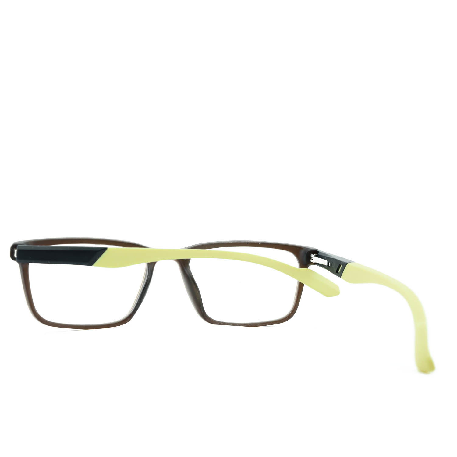 Anteojos de Plástico TR90 Marrón livianos para lentes recetados | A8203MAAMC4 6 Anteojos de Plástico TR90 Marrón livianos para lentes recetados | A8203MAAMC4